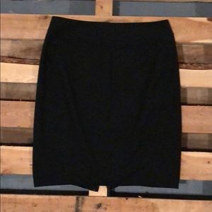 NWOT Black Loft pencil skirt